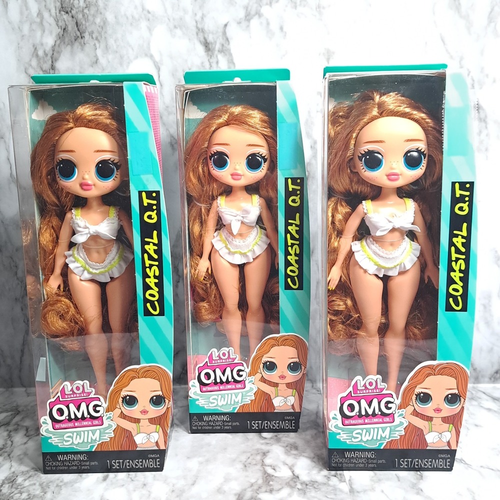 L.O.L Surprise!‎ O.M.G. Lot/3 Swim Dolls Coastal Q.T